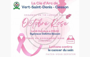 Octobre rose le 16 octobre Tir Ludique