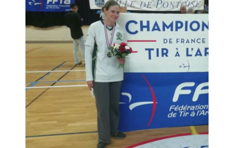 Médaille de bronze pour Sandrine au Championnat de France Beursault !