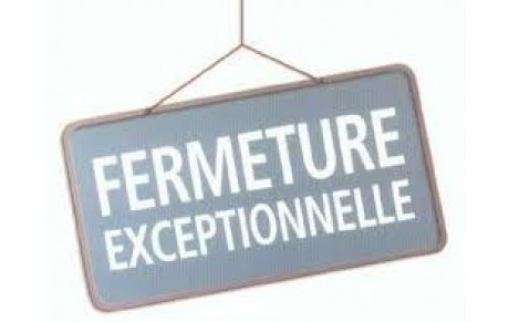 Fermeture du gymnase et terrain extérieur non accessible !