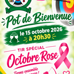 Pot de bienvenue "Adulte" et tir ludique Octobre Rose
